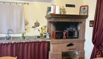 chalet la casetta nel bosco particolare cucina